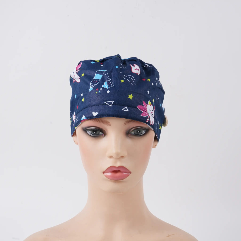 Dental Ponytail Scrub Cap