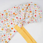 Ditsy Floral Ponytail Scrub Cap