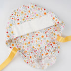 Ditsy Floral Ponytail Scrub Cap
