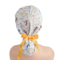 Butterfly & Dragonfly Ponytail Scrub Cap