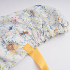 Butterfly & Dragonfly Ponytail Scrub Cap