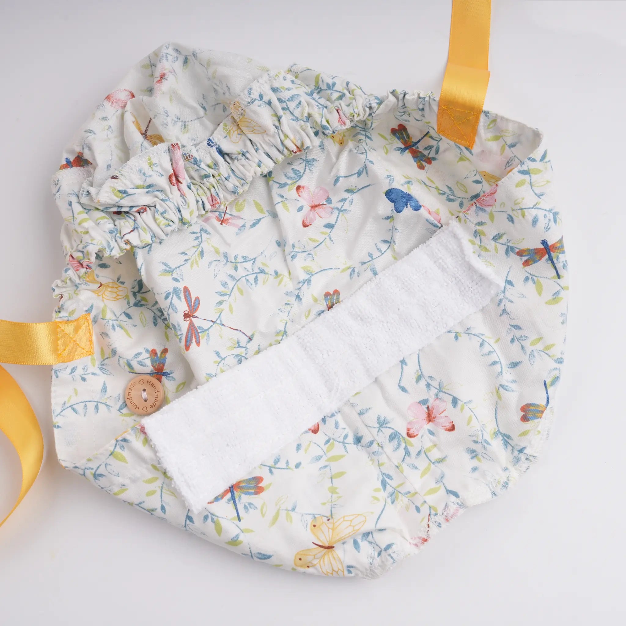 Butterfly & Dragonfly Ponytail Scrub Cap