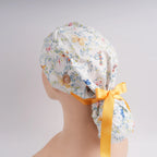 Butterfly & Dragonfly Ponytail Scrub Cap