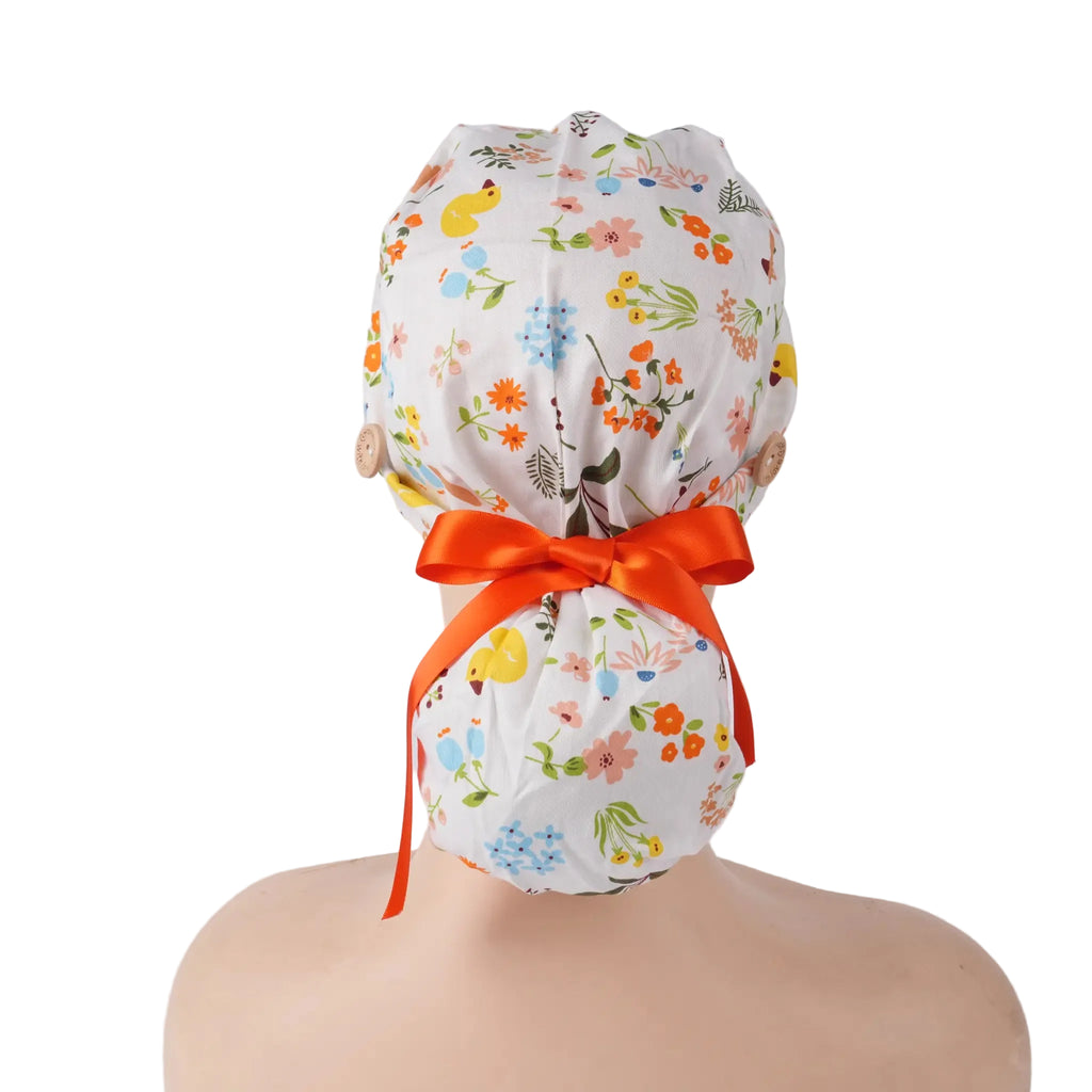 Duck Ponytail Scrub Cap
