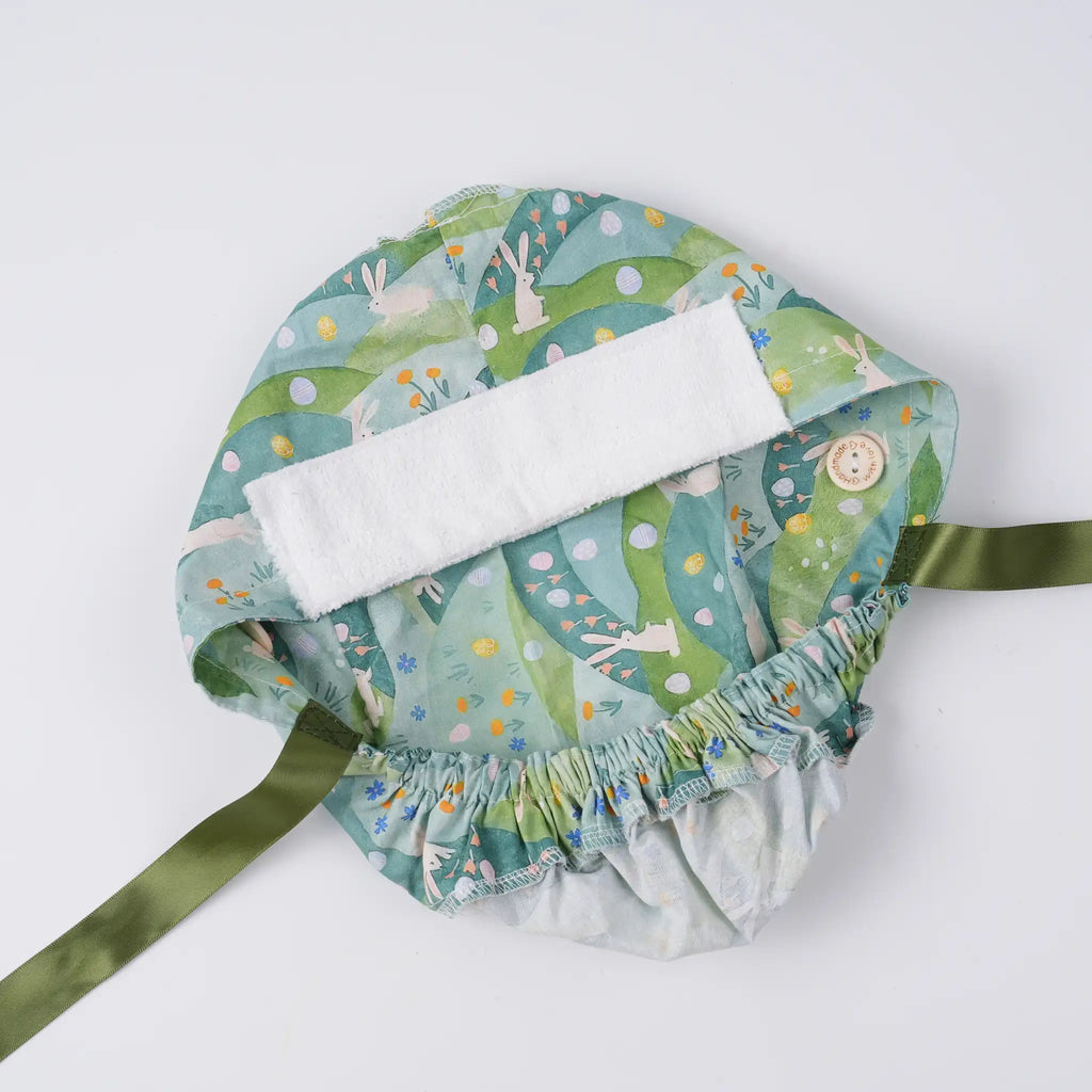 Easter Bunny Ponytail Scrub Cap