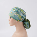 Easter Bunny Ponytail Scrub Cap