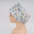 Botanical Print Euro Scrub Cap