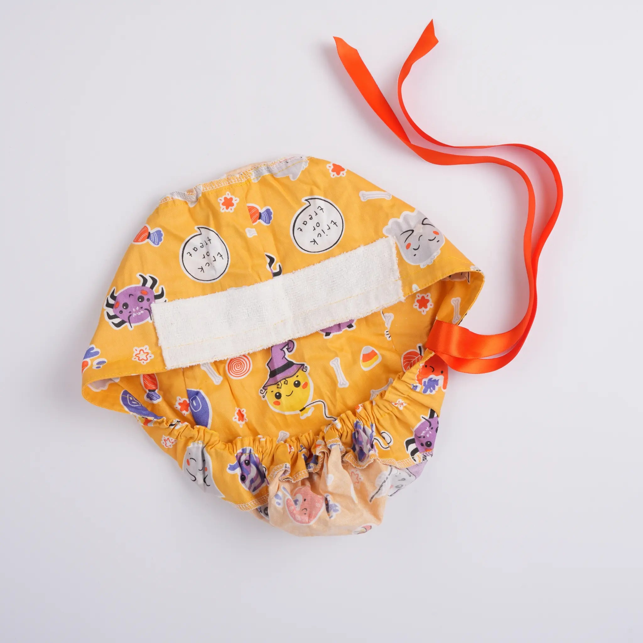 Boo Ghost Ponytail Scrub Cap