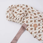 Brown Gingerbread Ponytail Scrub Cap