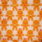 Gingerbread Girls & Boys Ponytail Scrub Cap