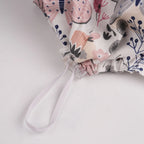 Pink Gray Butterfly Euro Scrub Cap