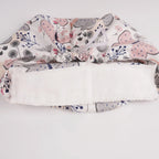 Pink Gray Butterfly Euro Scrub Cap