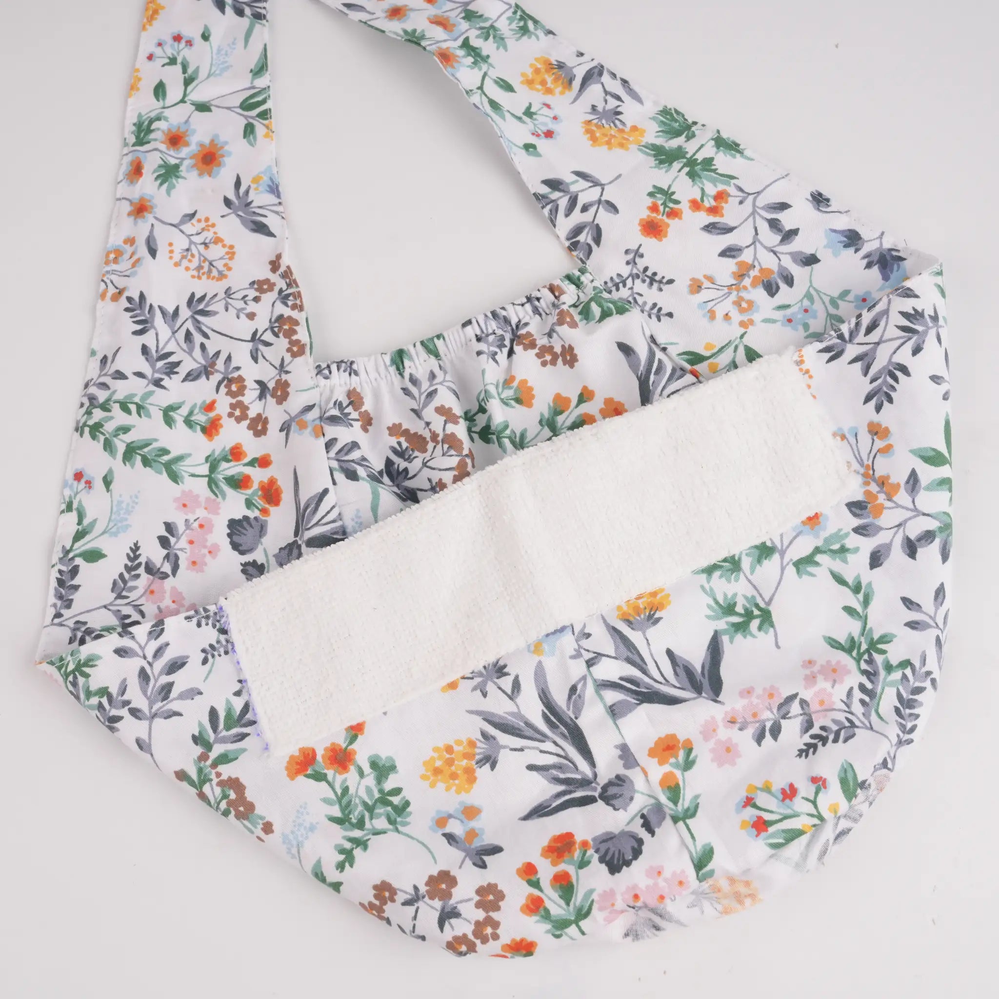 Green Botanical Tie Back Scrub Cap