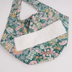 Green Floral Tie Back Scrub Cap