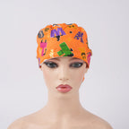Halloween Ponytail Scrub Cap