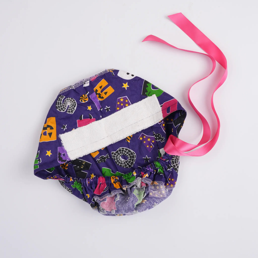 Halloween Ponytail Scrub Cap