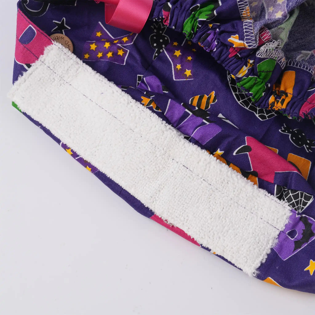 Halloween Ponytail Scrub Cap