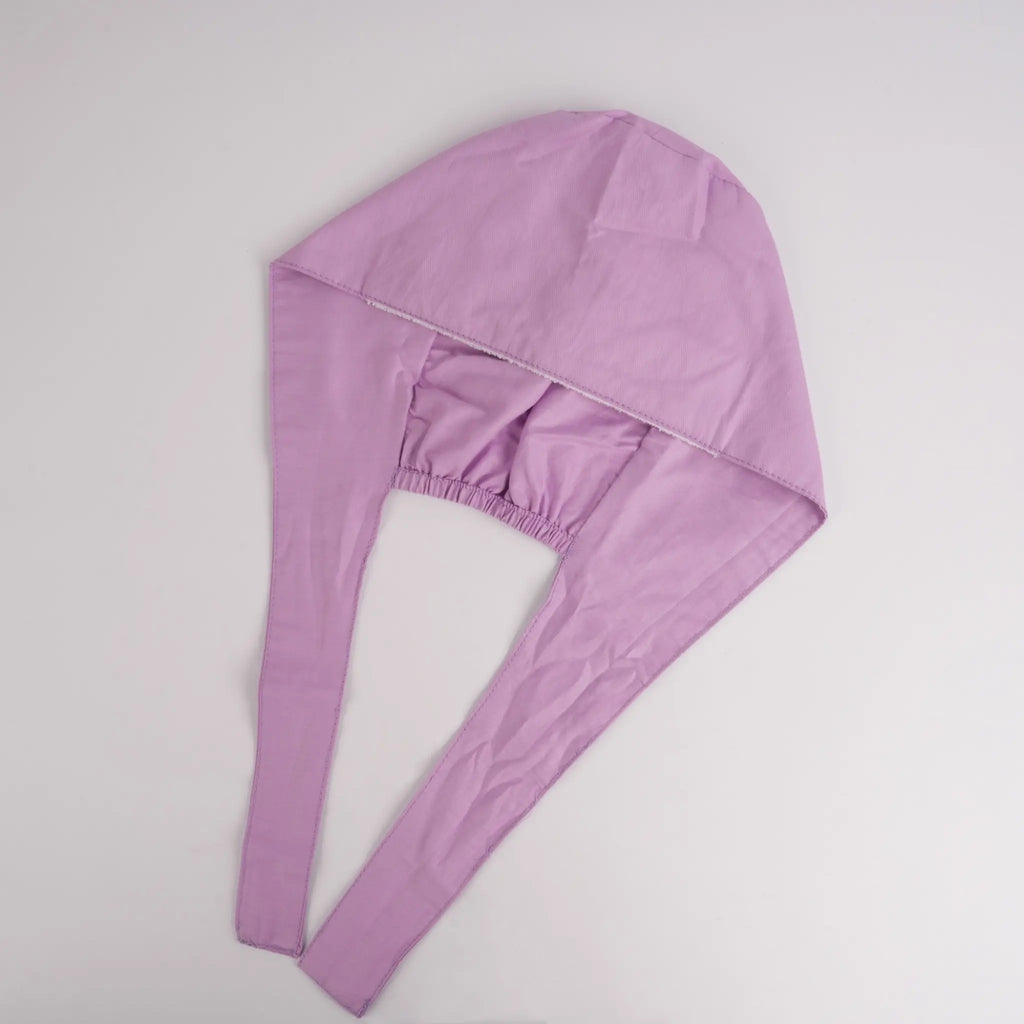Light Purple Tie Back Scrub Cap