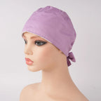 Light Purple Tie Back Scrub Cap