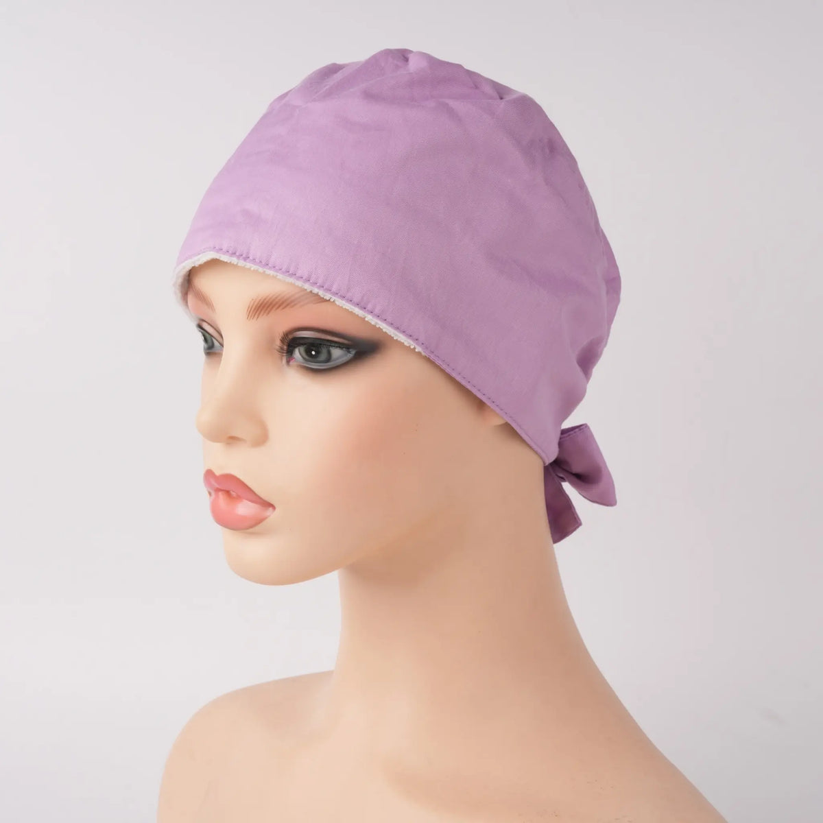 Light Purple Tie Back Scrub Cap