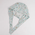 Mint Green Flower Tie Back Scrub Cap