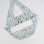 Mint Green Flower Tie Back Scrub Cap