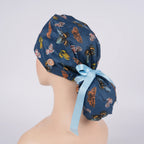 Butterfly Ponytail Scrub Cap