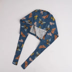 Navy Butterfly Tie Back Scrub Cap