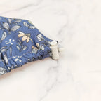 Navy Floral Bouffant Scrub Cap
