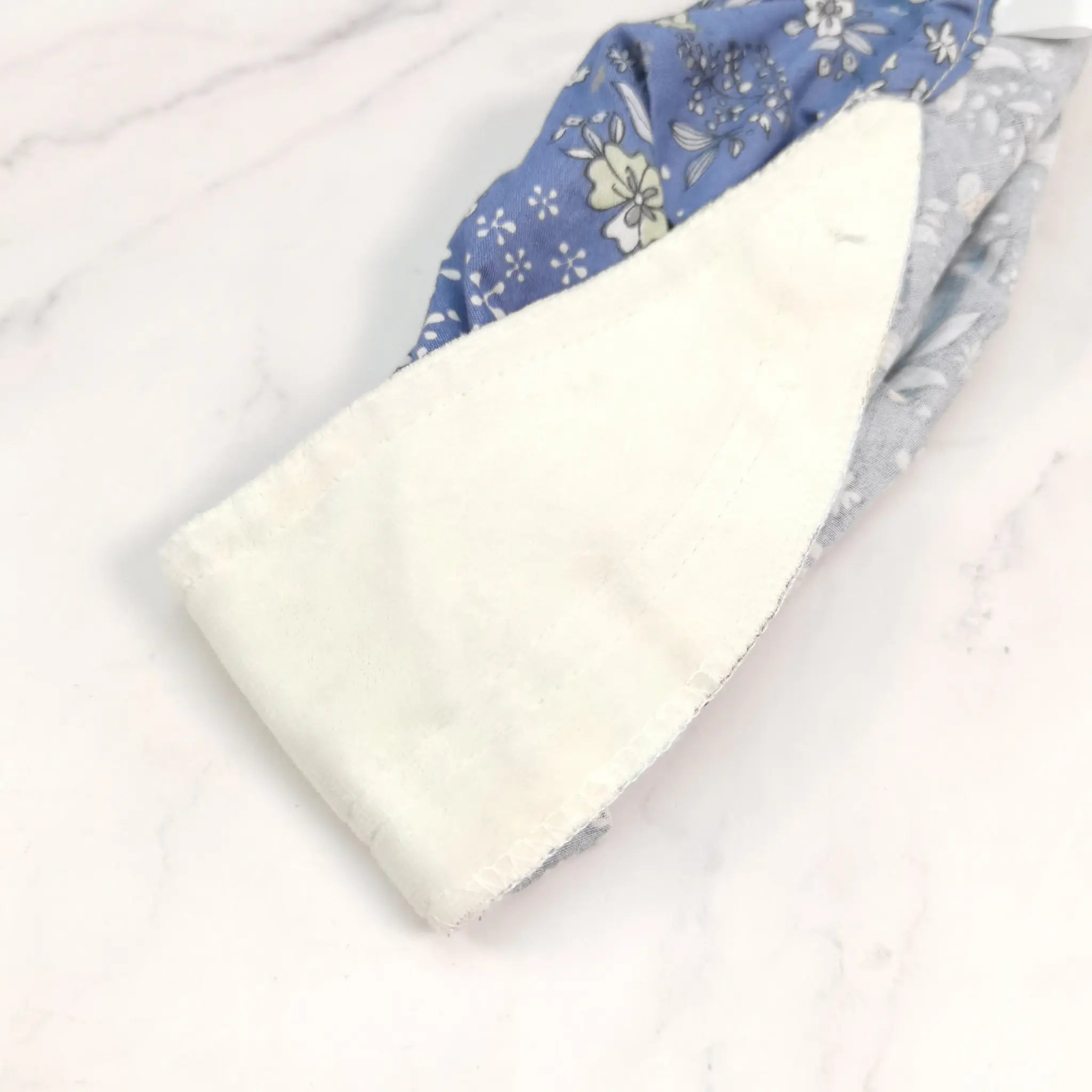 Navy Floral Bouffant Scrub Cap