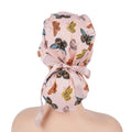 Butterfly Ponytail Scrub Cap