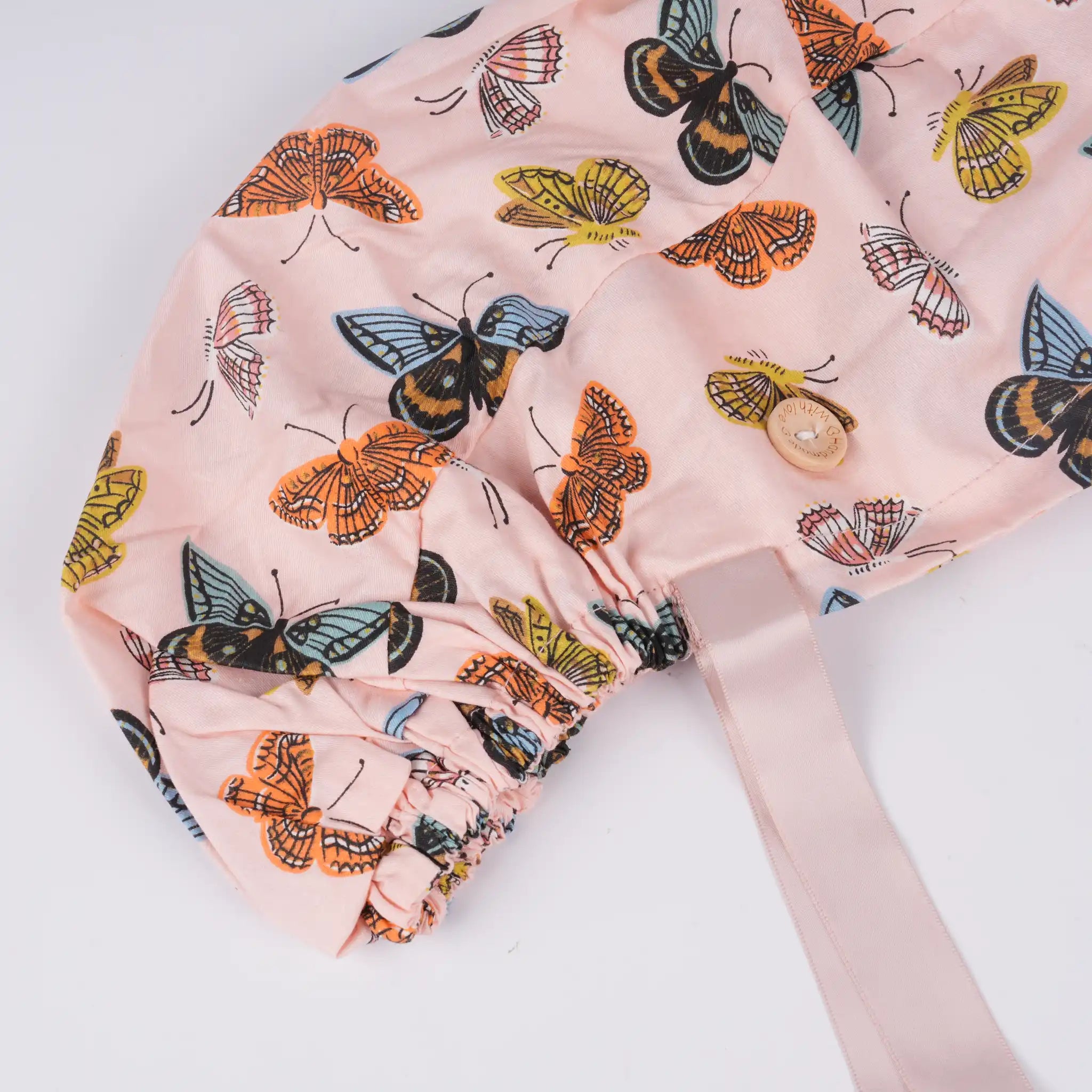 Butterfly Ponytail Scrub Cap