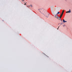 Pink Santa Ponytail Scrub Cap