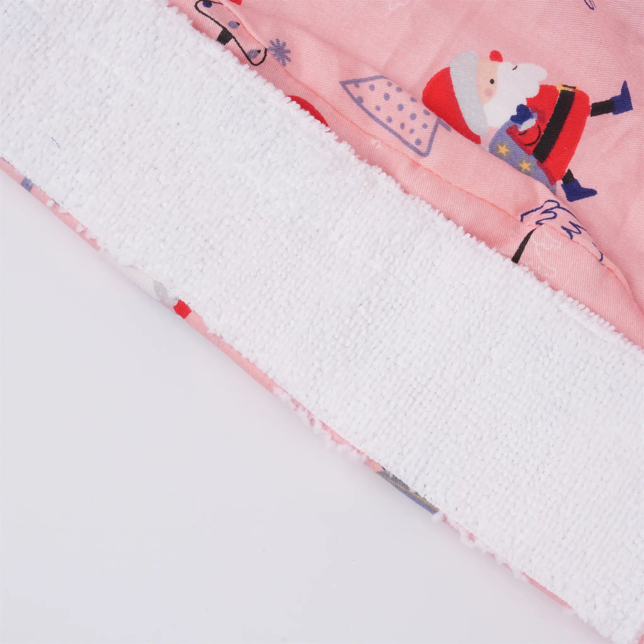 Pink Santa Ponytail Scrub Cap
