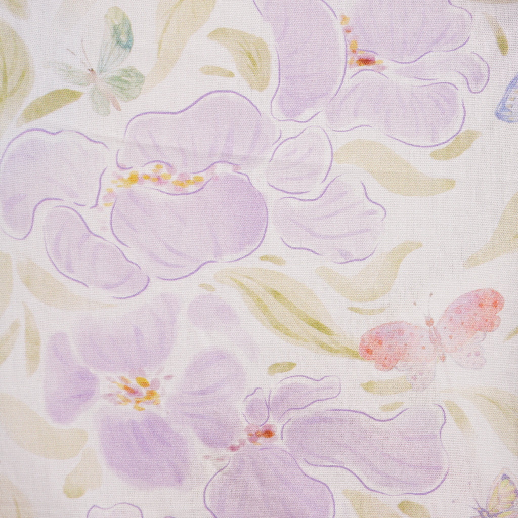 Lavender Iris Ponytail Scrub Cap