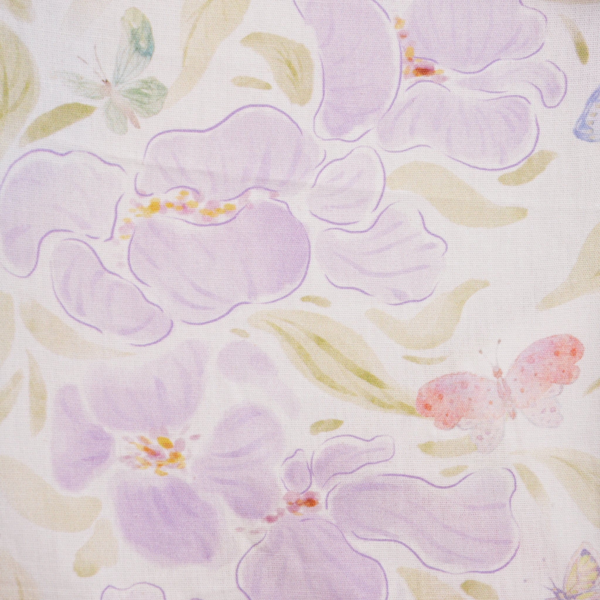 Lavender Iris Ponytail Scrub Cap