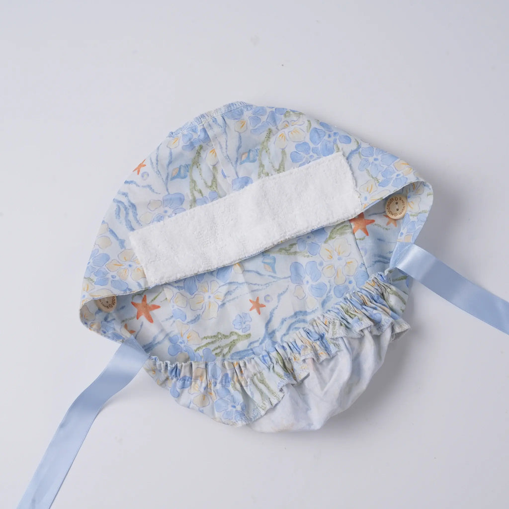 Sea Life Ponytail Scrub Cap