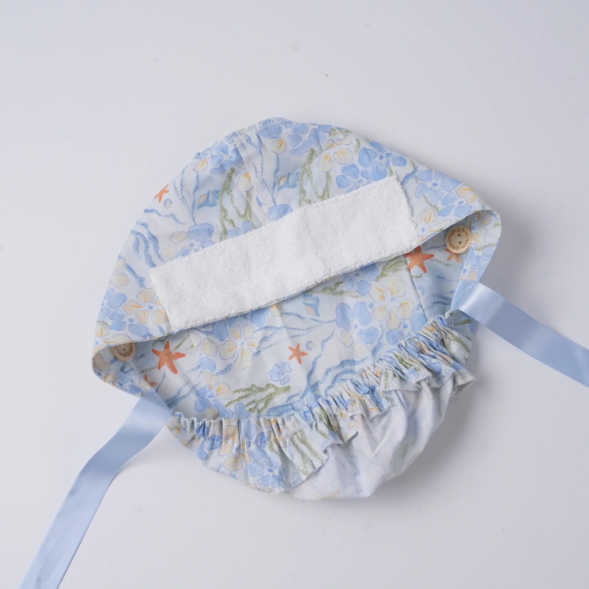 Sea Life Ponytail Scrub Cap