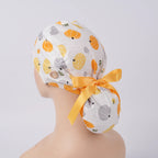 Pumpkin Ponytail Scrub Cap