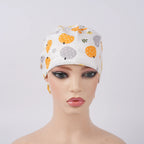Pumpkin Ponytail Scrub Cap