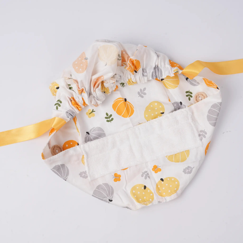 Pumpkin Ponytail Scrub Cap