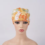 Pumpkin & Bunny Ponytail Scrub Cap