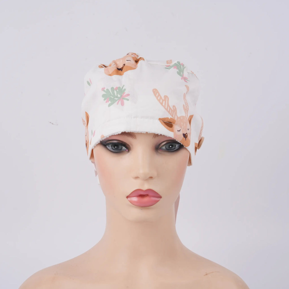Reindeer Ponytail Scrub Cap