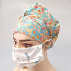 Gold Sakura Bouffant Scrub Cap