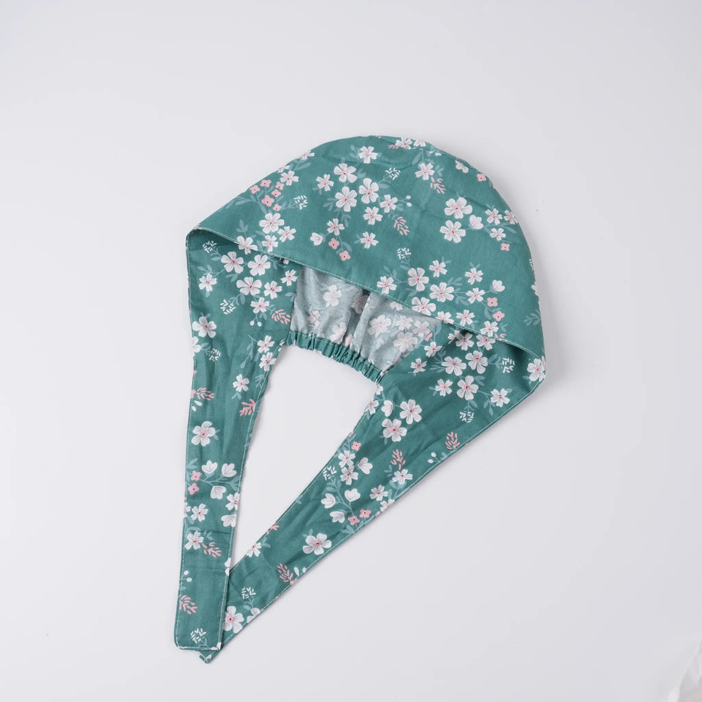 Sakura Tie Back Scrub Cap