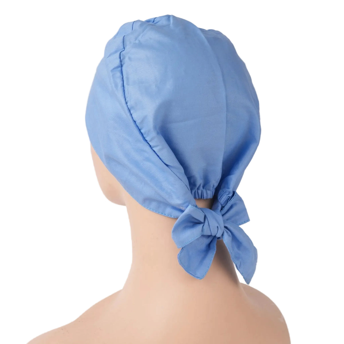 Sky Blue Tie Back Scrub Cap