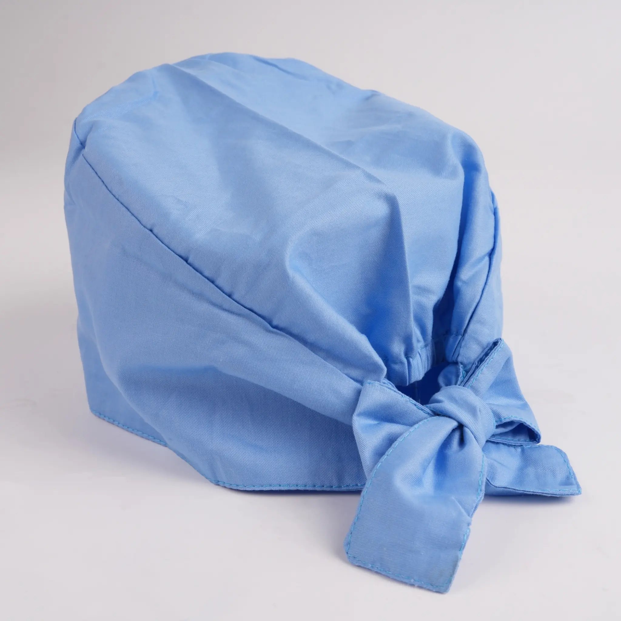Sky Blue Tie Back Scrub Cap