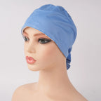 Sky Blue Tie Back Scrub Cap