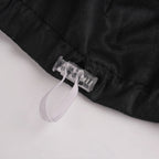 Solid Black Euro Scrub Cap