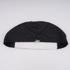 Solid Black Euro Scrub Cap